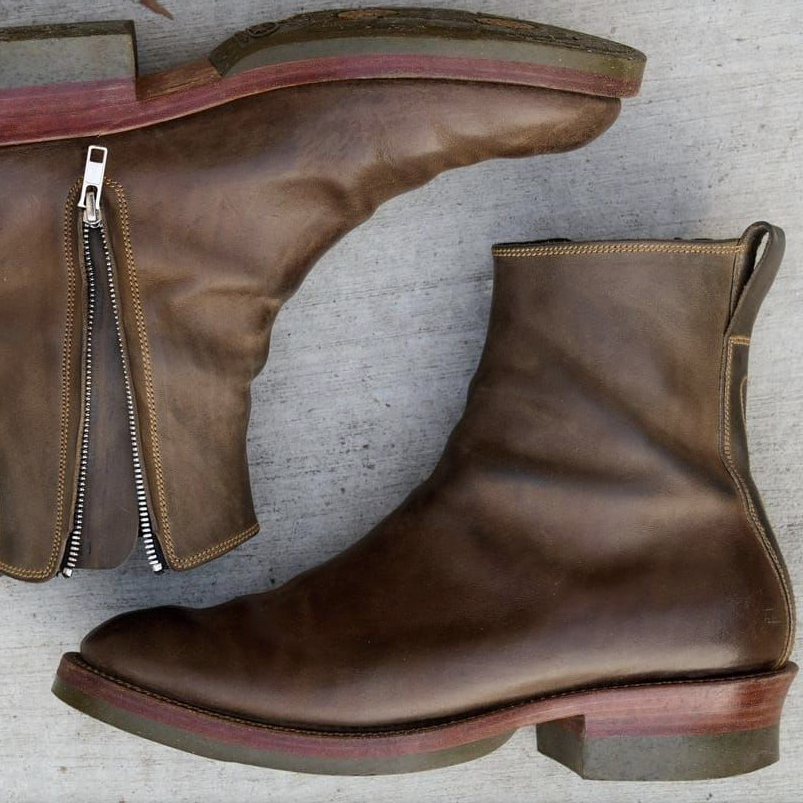 Fortis Antasena Wholecut Zipper Boots size US11 / EUR44 width E